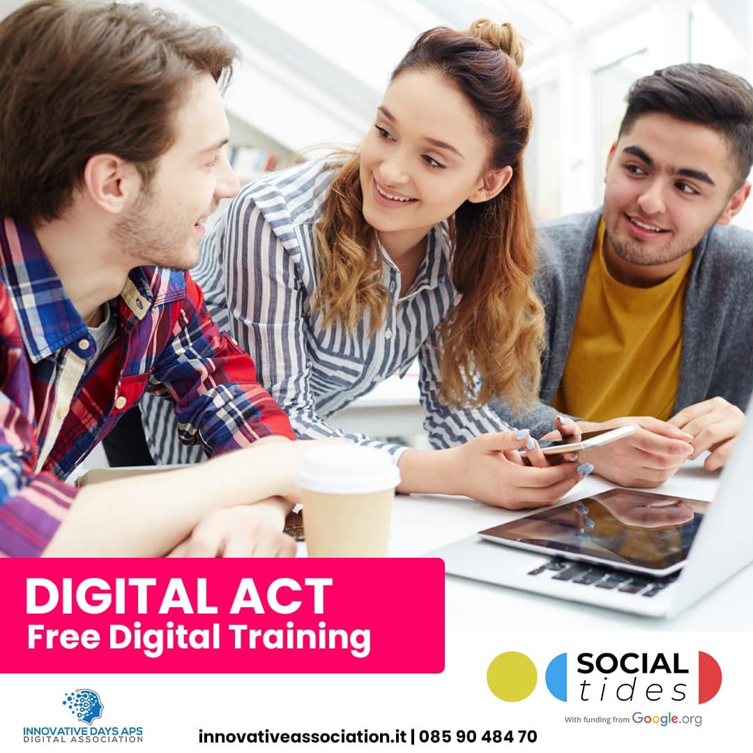 Nasce a Pescara il Progetto Digital Act. formazione gratuita sul digitale